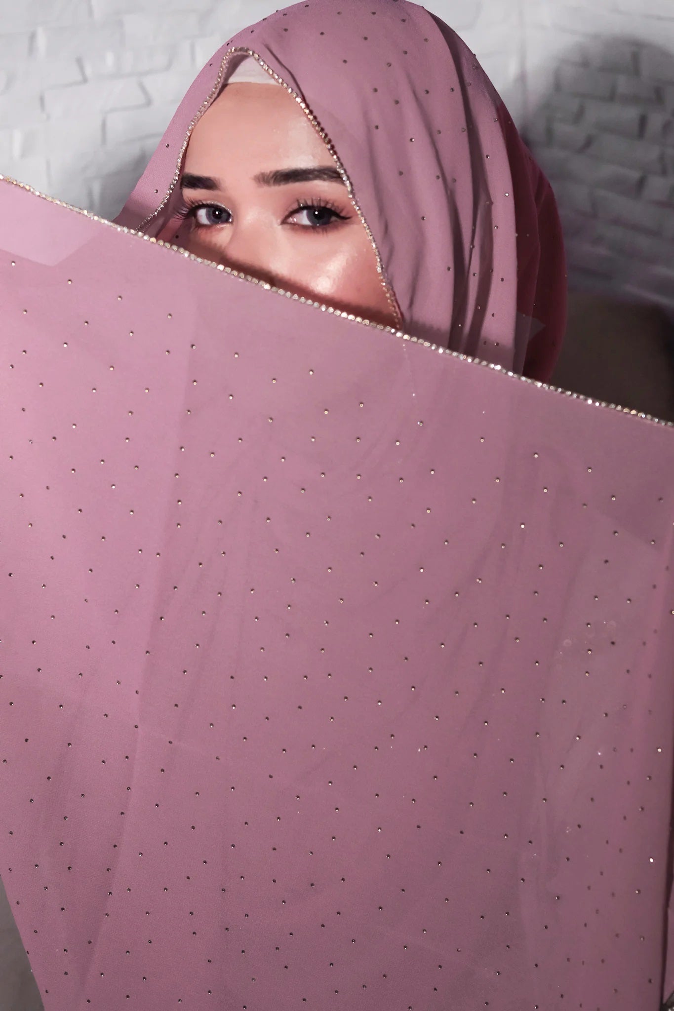LACE DIAMOND HIJAB FOR WOMEN
