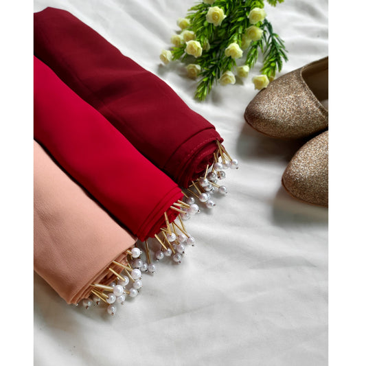 PEARL LATKAN GEORGETTE HIJAB 70 CM BY 180 CM
