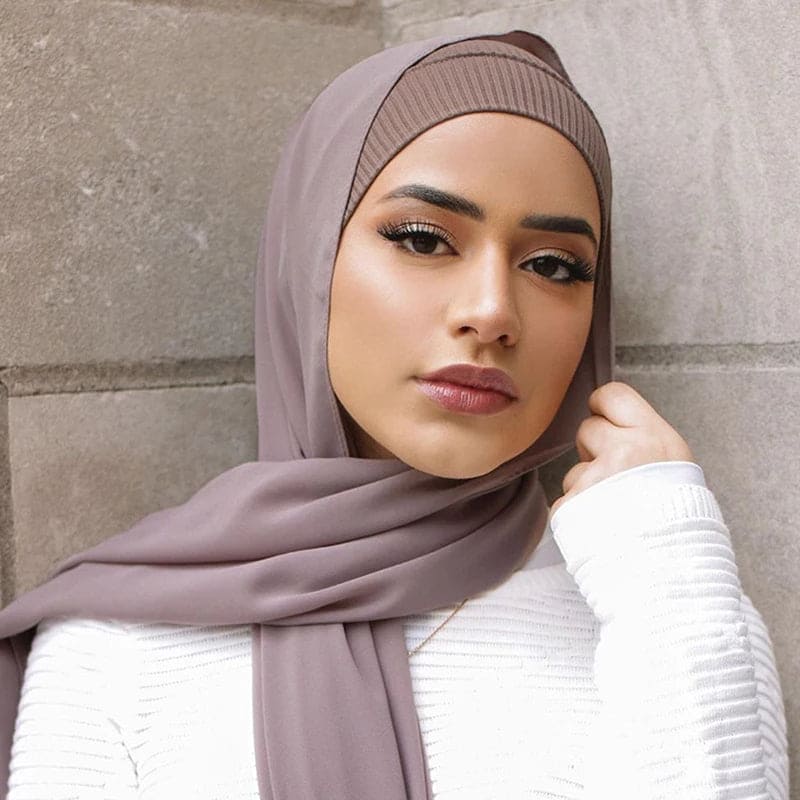 RIBBED HIJAB TUBE CAP FOR HIJAB