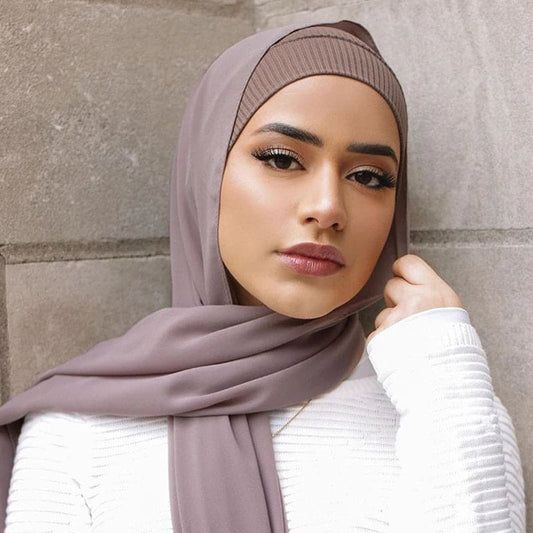 RIBBED HIJAB TUBE CAP FOR HIJAB