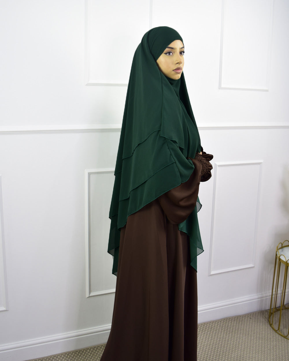TRIPLE KAYER KHIMAR HIJAB FOR WOMEN