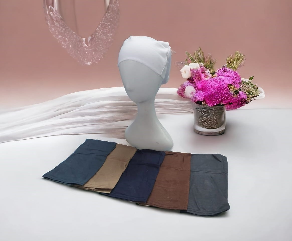 HIJAB CAP COTTON PATTI TUBE FREE SIZE