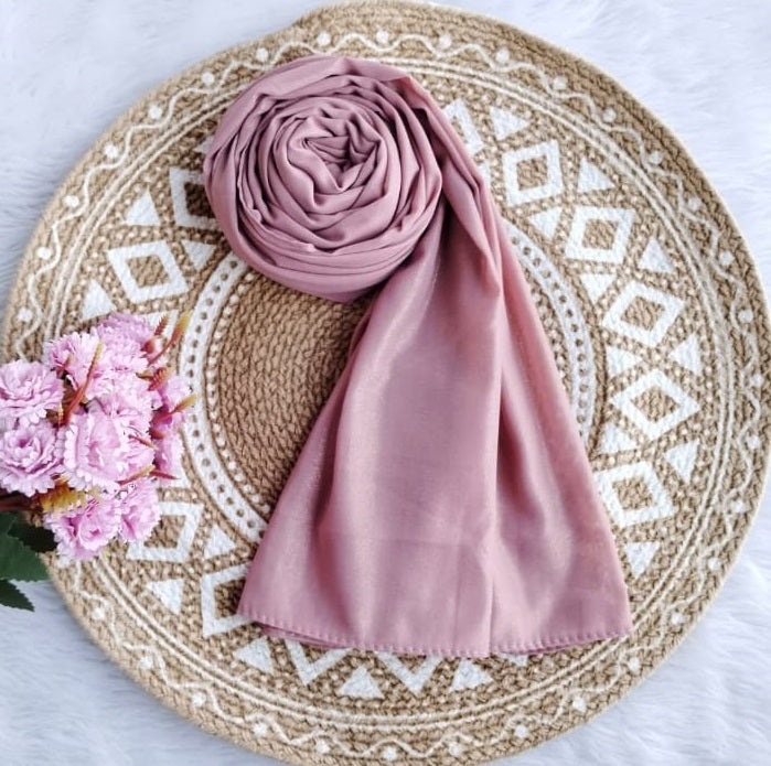 Malaysian Georgette Shimmer Hijab – Lightweight Glitter Shimmer| Modest Fashion Scarf