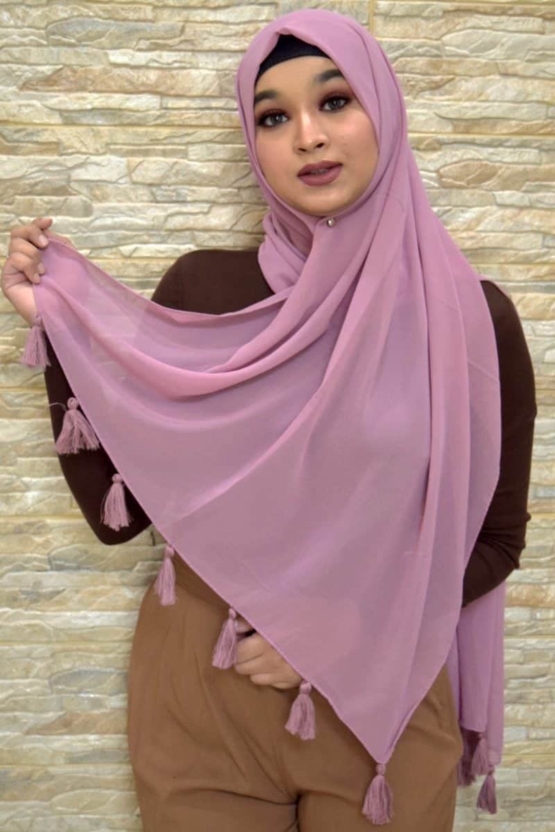 TASSEL HIJAB FOR WOMEN