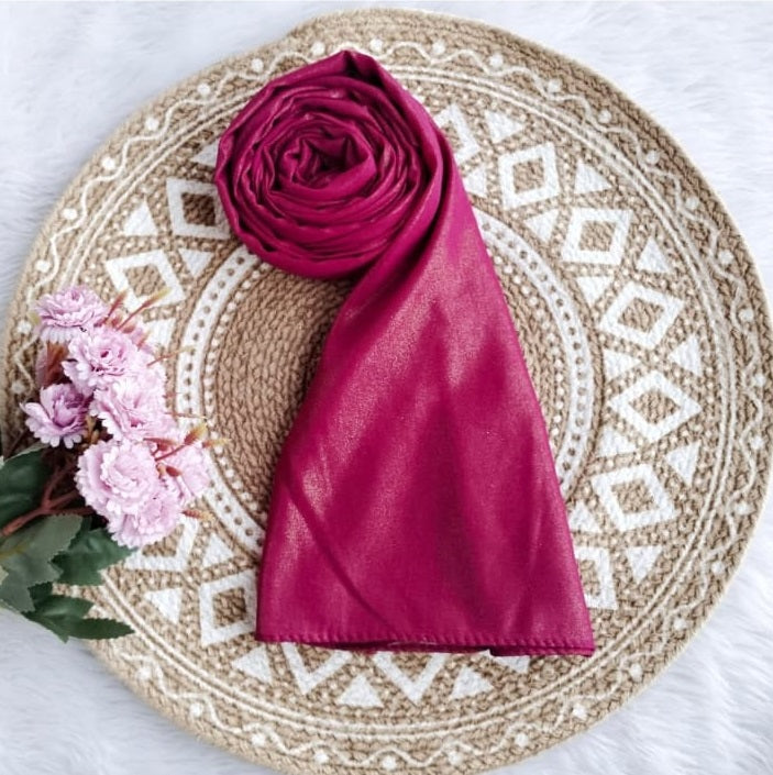 Malaysian Georgette Shimmer Hijab – Lightweight Glitter Shimmer| Modest Fashion Scarf