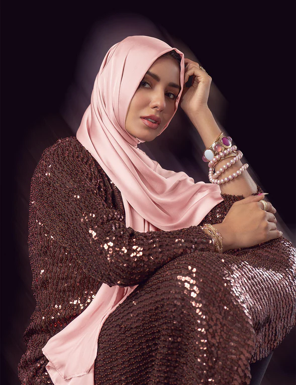 PREMIUM MEDONA SATIN SILK HIJAB FOR WOMEN 70 CM BY 180 CM