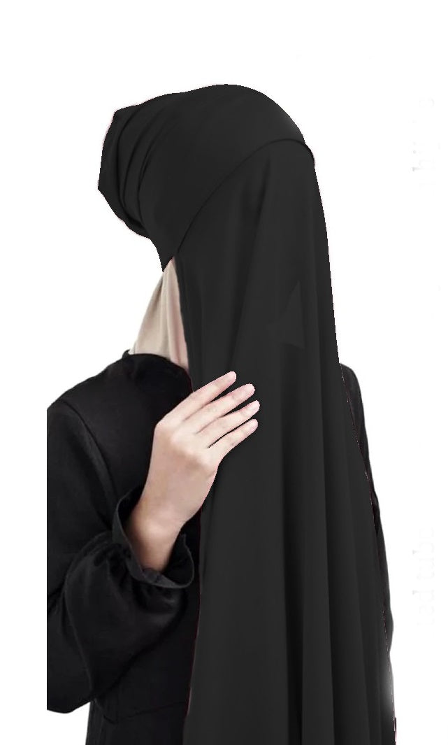 HIJAB WITH ATTACHED CAP