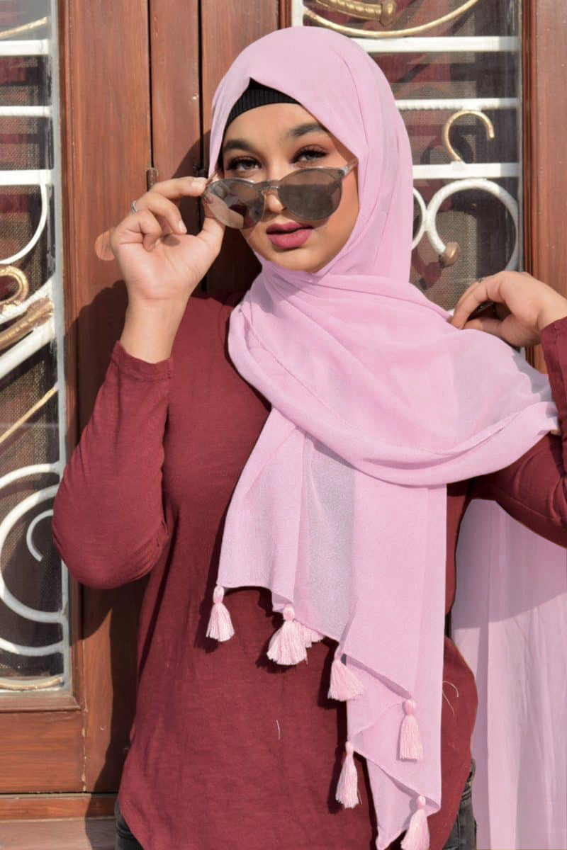 TASSEL HIJAB FOR WOMEN