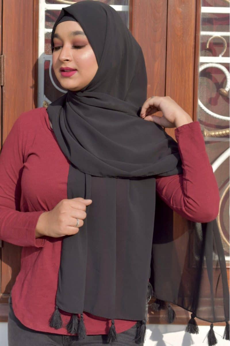 TASSEL HIJAB FOR WOMEN