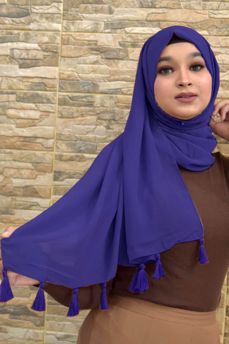 TASSEL HIJAB FOR WOMEN