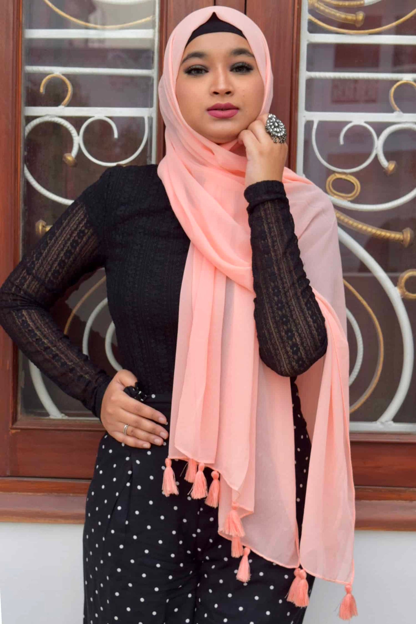 TASSEL HIJAB FOR WOMEN