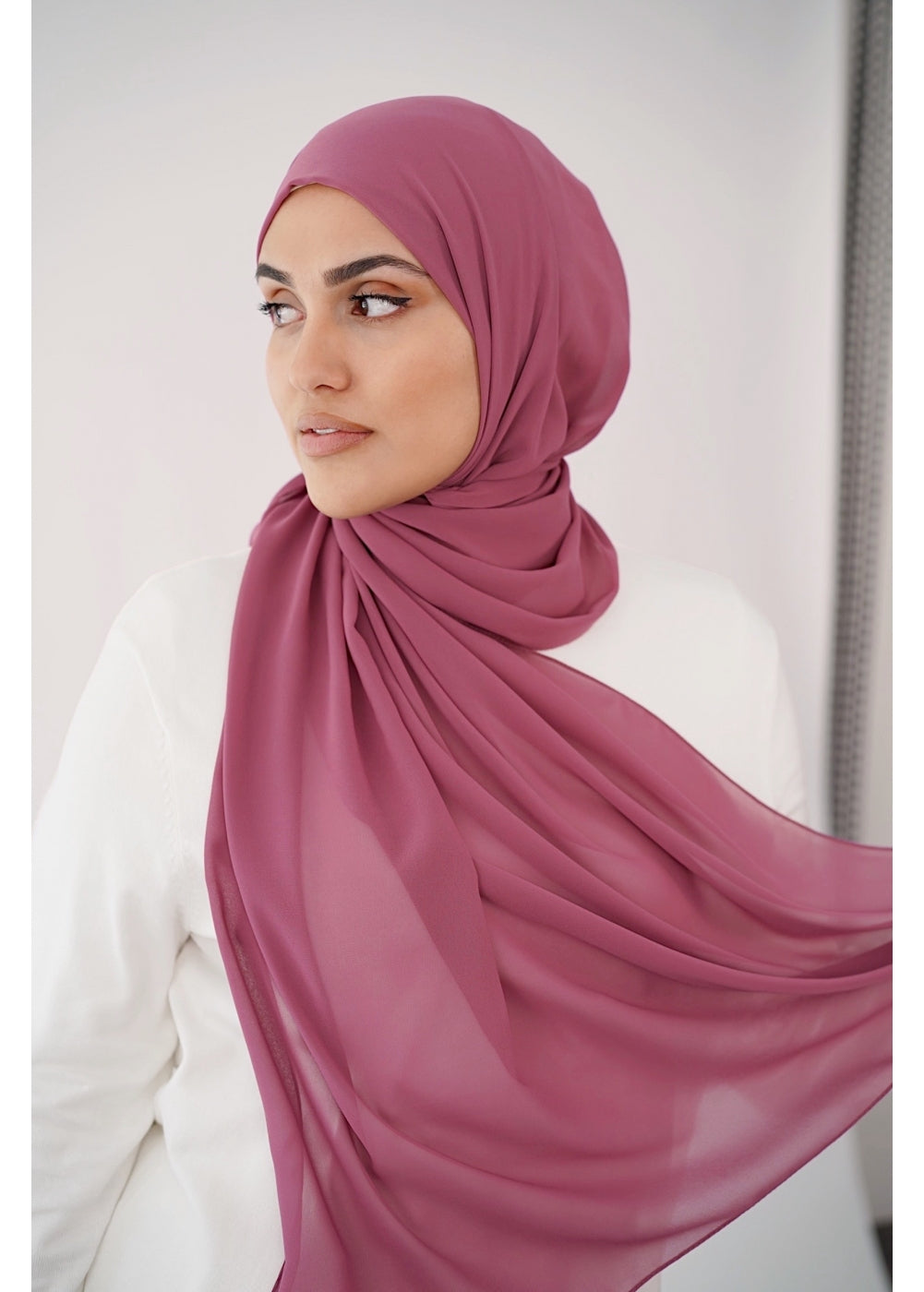 MOMIN BAZAAR MALAYSIAN GEORGETTE HIJAB/HIJAAB FOR WOMEN 70 CM BY 180 CM