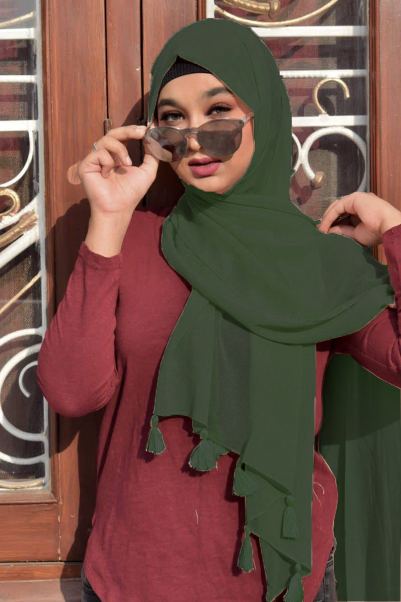 TASSEL HIJAB FOR WOMEN