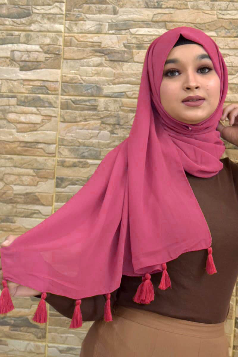 TASSEL HIJAB FOR WOMEN