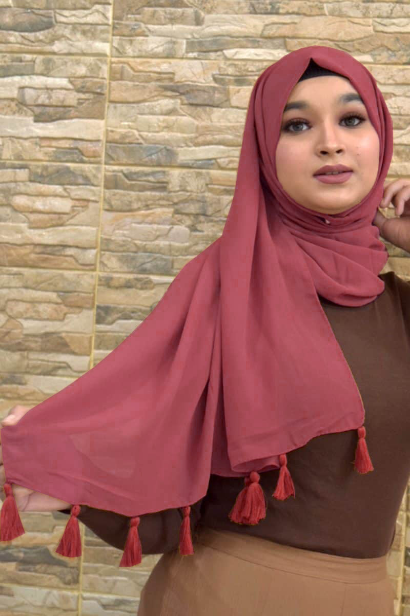 TASSEL HIJAB FOR WOMEN