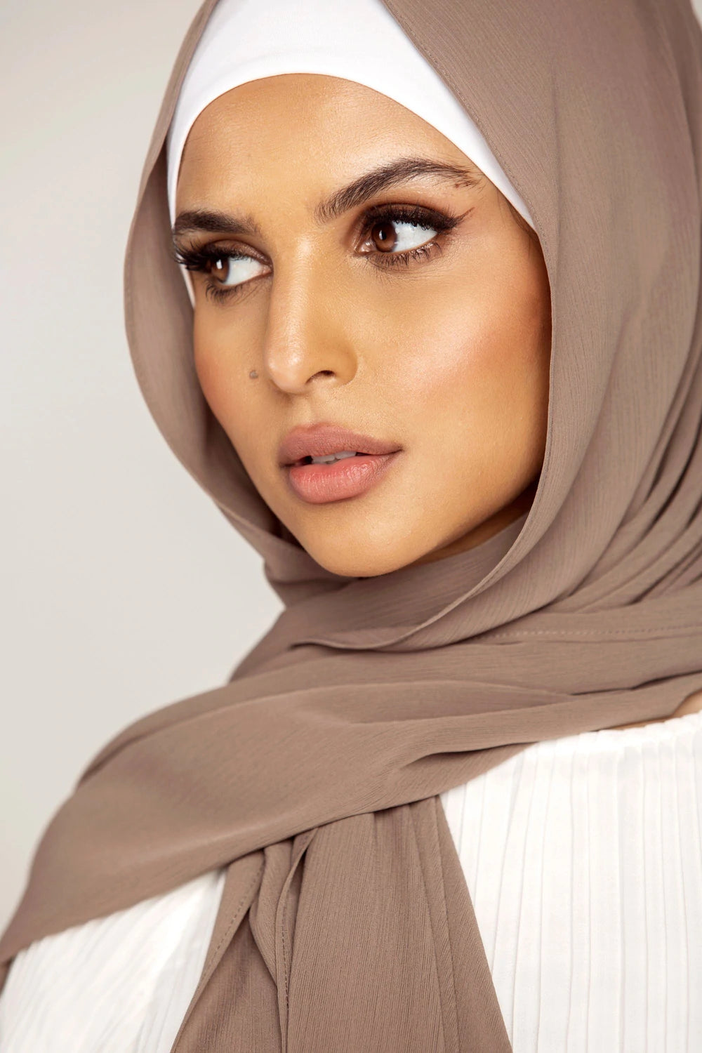 MOMIN BAZAAR MALAYSIAN GEORGETTE HIJAB/HIJAAB FOR WOMEN 70 CM BY 180 CM