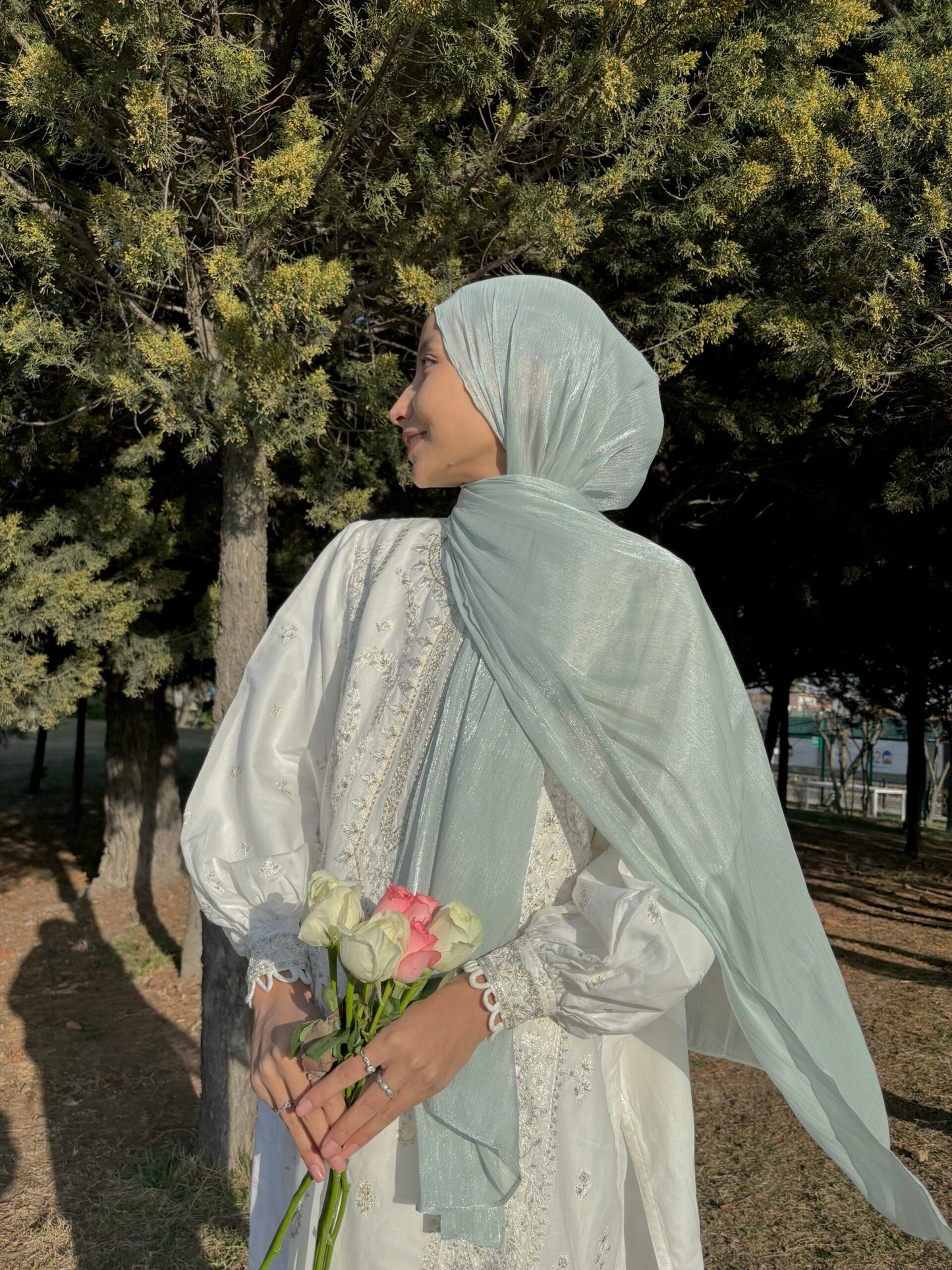ORGANZA SHIMMER HIJAB FOR WOMEN