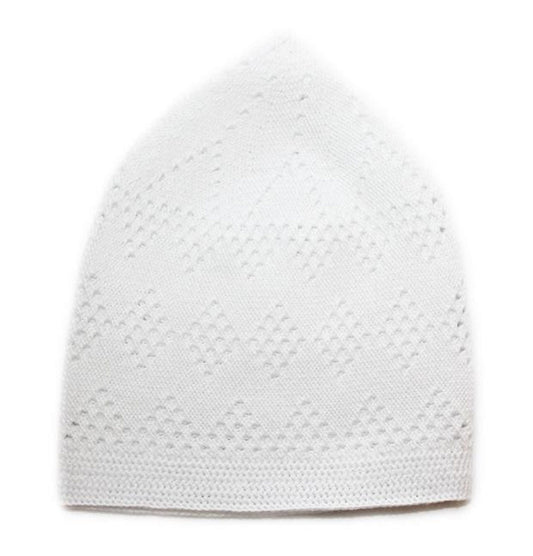 TURKISH KNITTED SUFI NAMAZ TOPI MUSLIM SKULL CAP FOR PRAYER