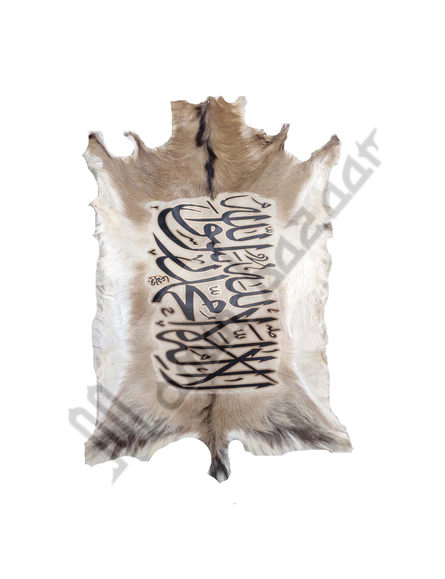 Goat Skin Calligraphy Islamic TUGRA KALMA E PAK Islamic Decor Item 38 INCH * 19 INCH