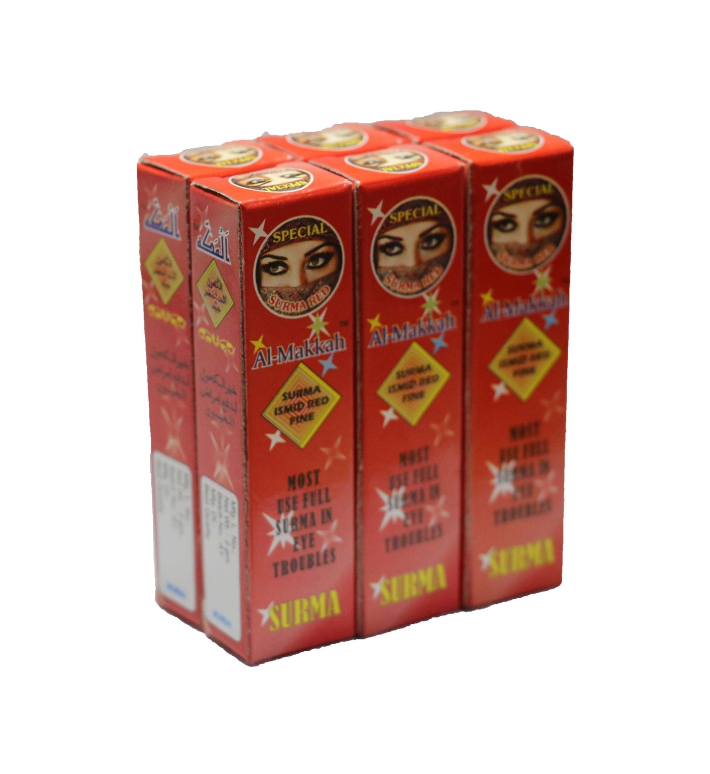 AL MAKKAH SURMA ISMID RED ASLI KOHL TOOR ONLY TO BE SOLD WITHIN INDIA