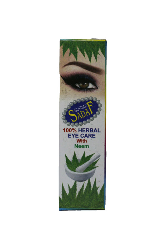 SADAF 100% HERBAL NEEM SURMA ASLI KOHL TOOR ONLY TO BE SOLD WITHIN INDIA