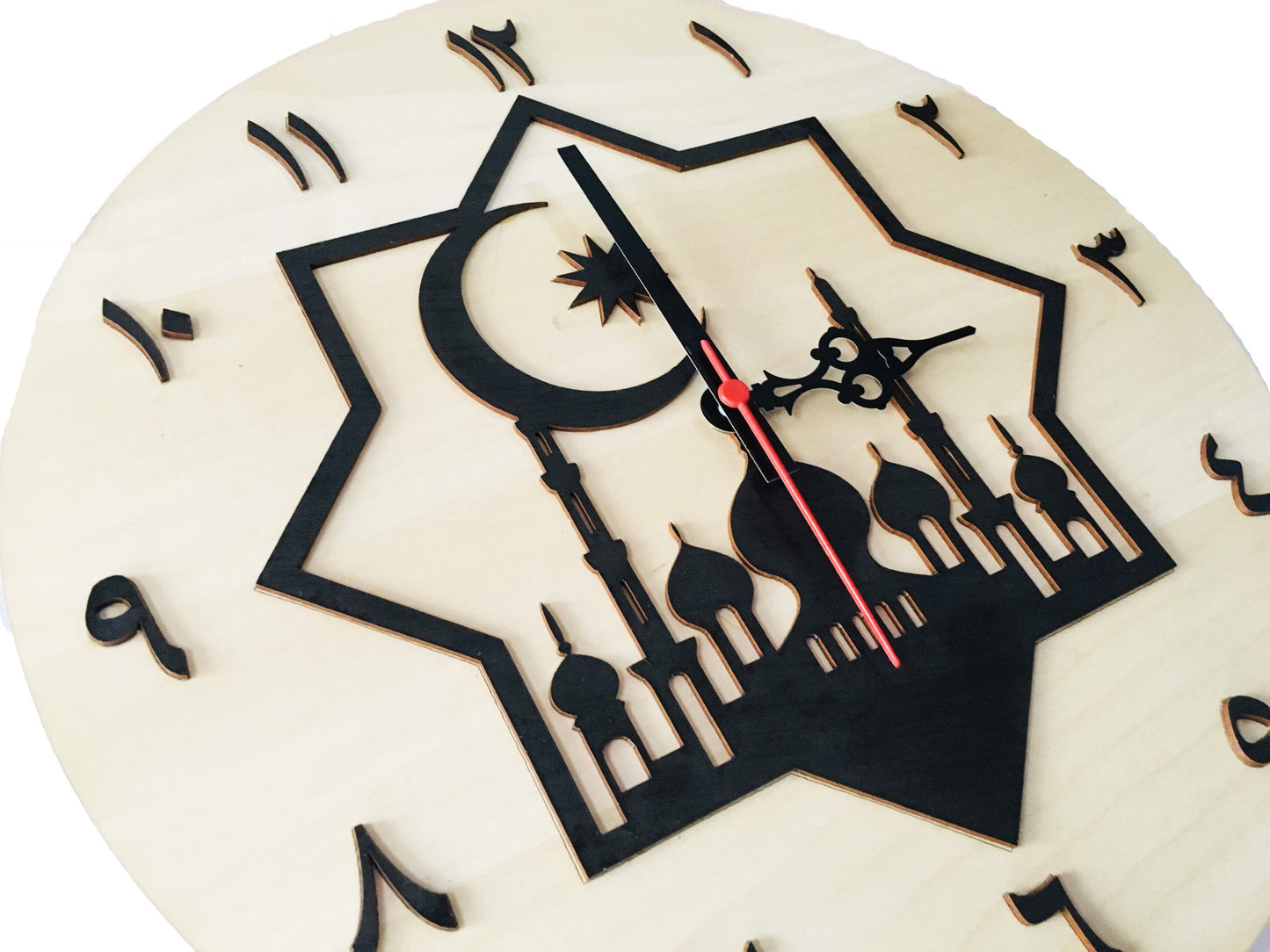 MOMIN BAZAAR™ Home DÉCOR Wall Clock" 13 INCH * 13 INCH