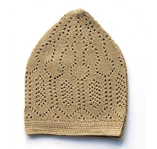 TURKISH KNITTED SUFI NAMAZ TOPI MUSLIM SKULL CAP FOR PRAYER