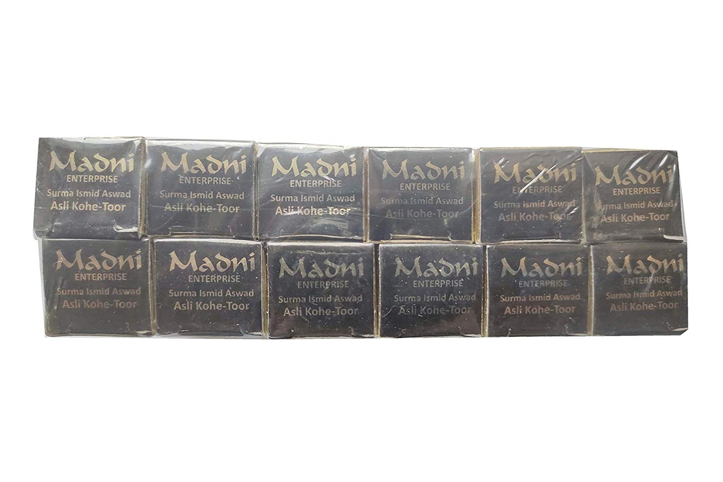 MADNI ISMIDI SURMA ASLI KOHL TOOR PACK OF 6 ONLY TO BE SOLD WITHIN INDIA