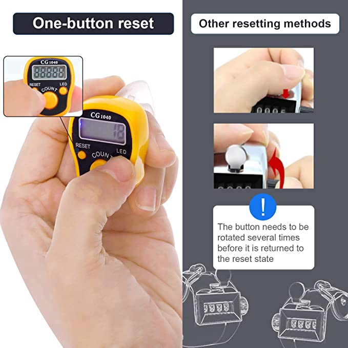 Digital Finger Tasbeeh Misbaha Counter for Prayer Islamic Tasbih Muslim