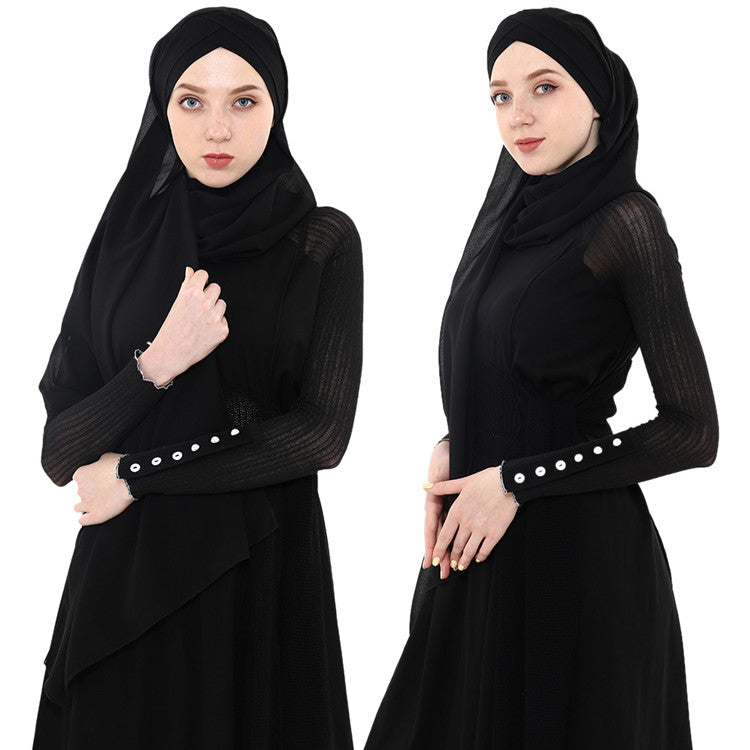 INSTANT HIJAB CRISS CROSS HIJAB BAHRAIN STYLE HIJAB