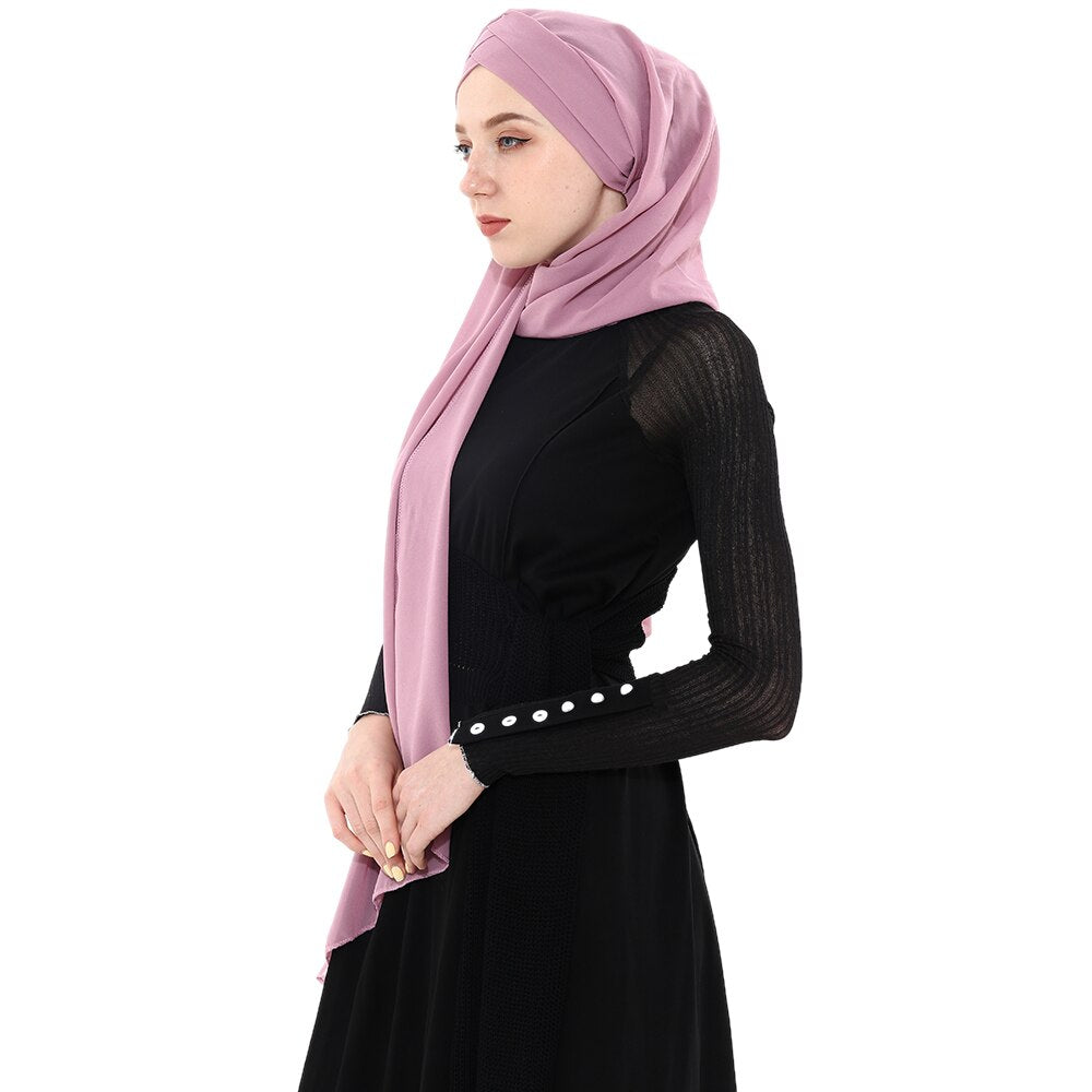INSTANT HIJAB CRISS CROSS HIJAB BAHRAIN STYLE HIJAB