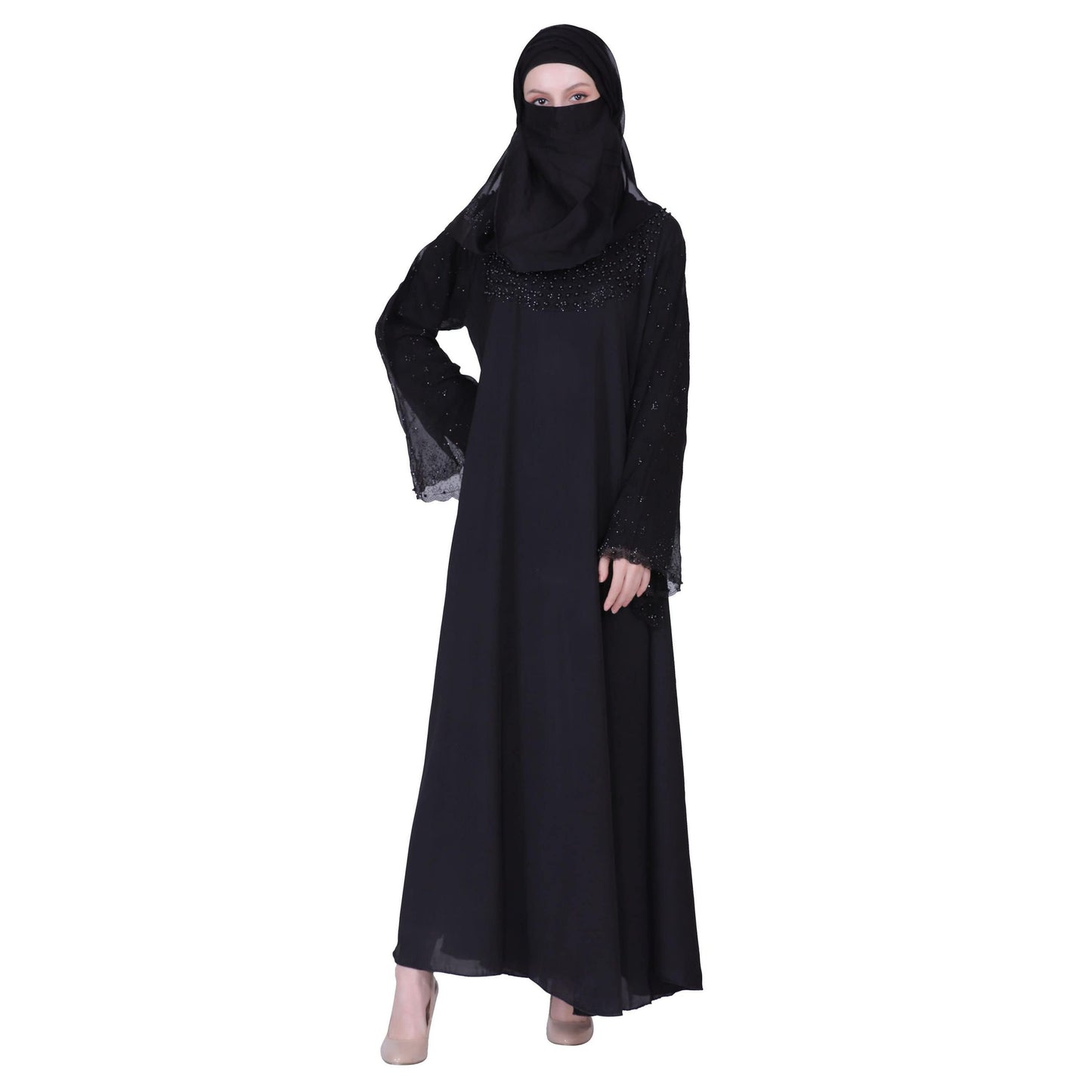 MOMIN BAZAAR NIDA ABAYA WITH HIJAAB & NAQAAB