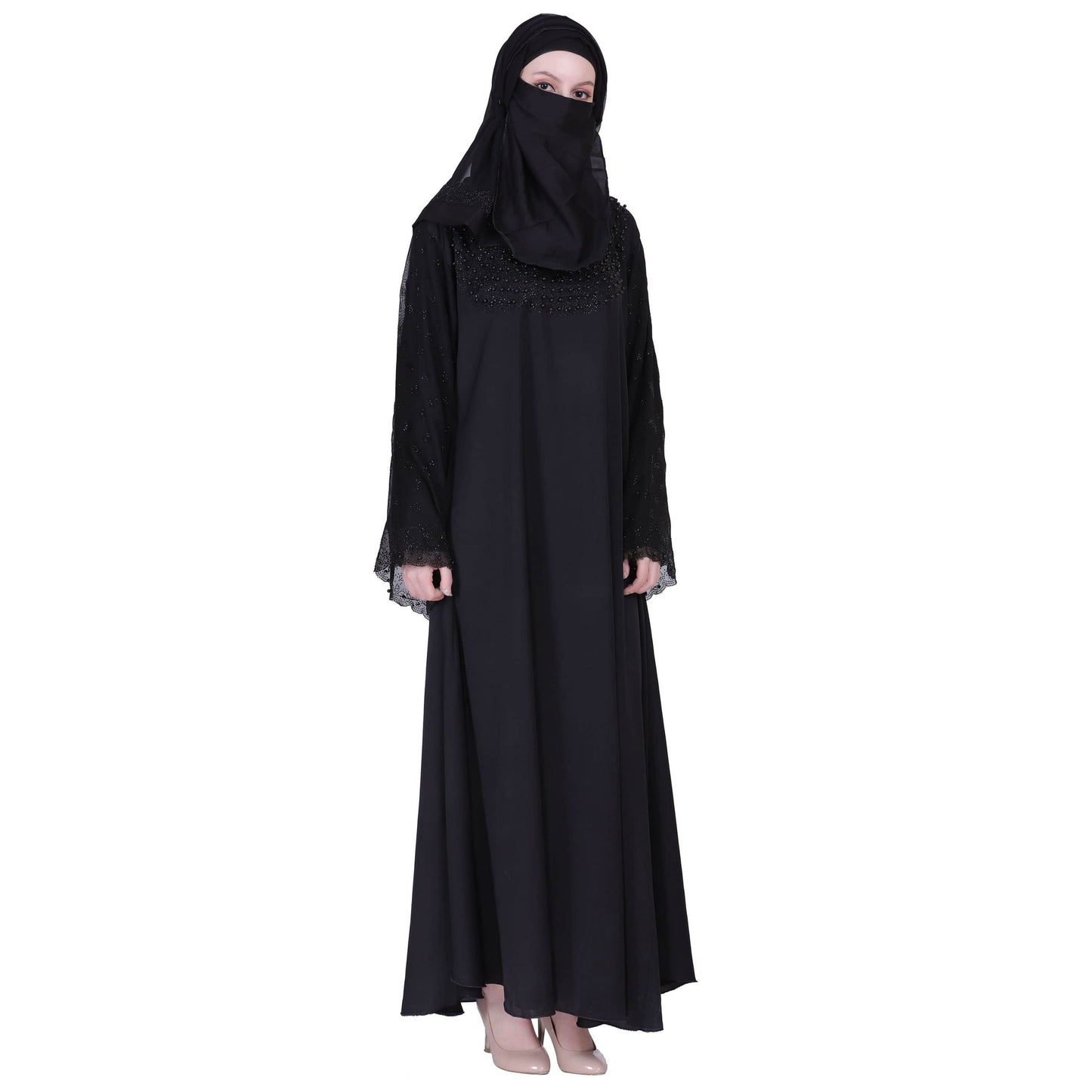 MOMIN BAZAAR NIDA ABAYA WITH HIJAAB & NAQAAB