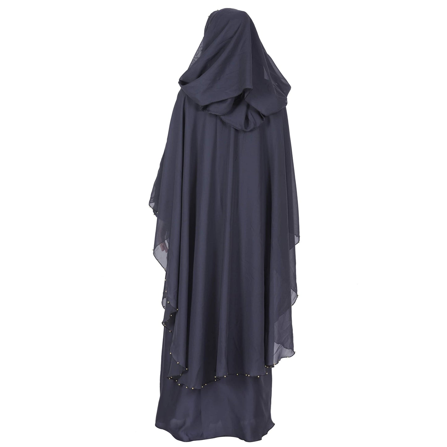 MOMIN BAZAAR CRYSTAL ABAYA WITH HIJAAB & NAQAAB