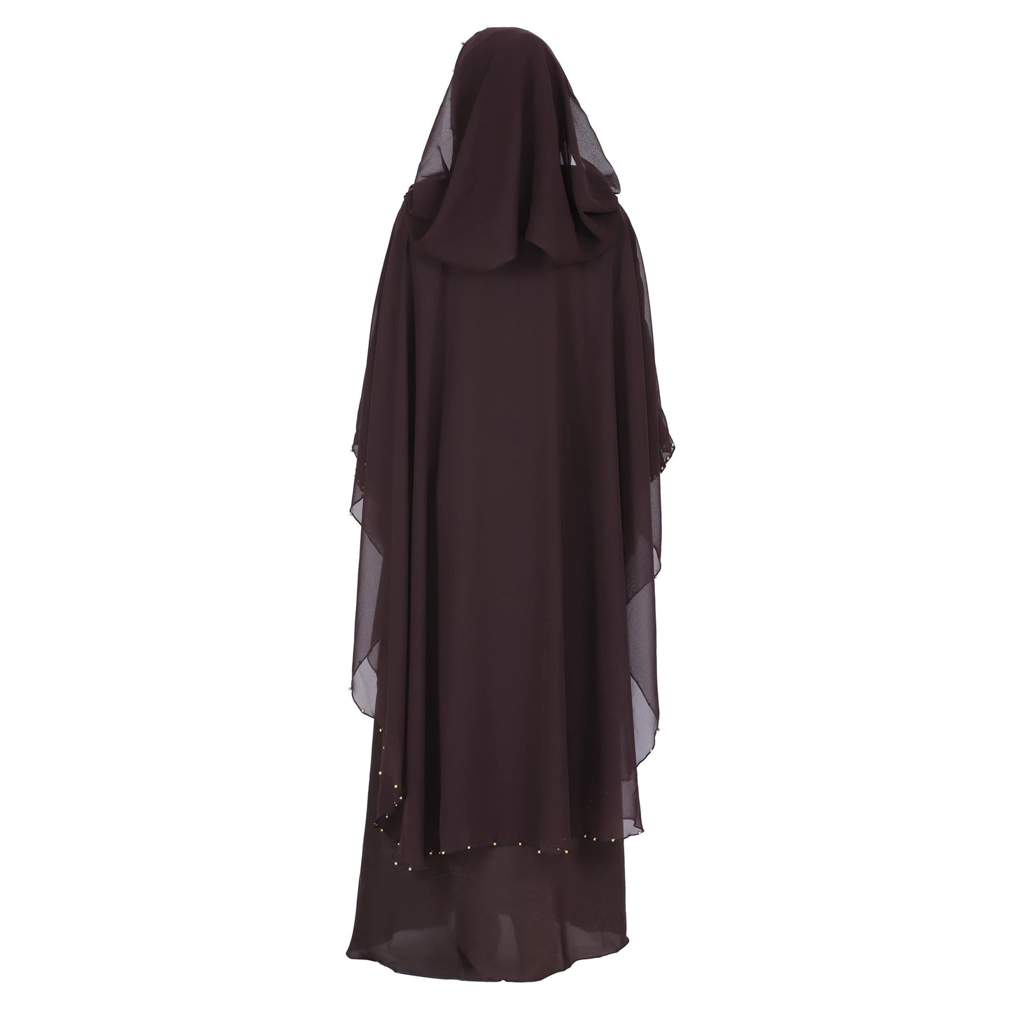 MOMIN BAZAAR CRYSTAL ABAYA WITH HIJAAB & NAQAAB