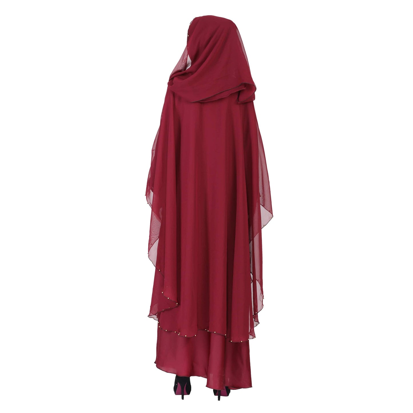 MOMIN BAZAAR CRYSTAL ABAYA WITH HIJAAB & NAQAAB