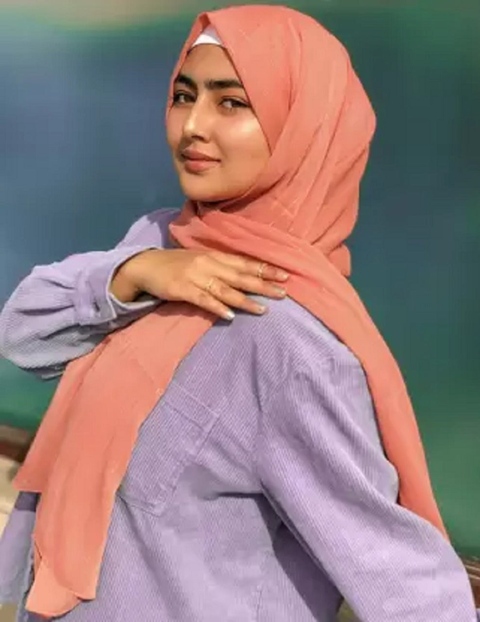 GEORGETTE SILVER JARI HIJAB , GLITTER HIJAB PARTY WEAR HIJAB