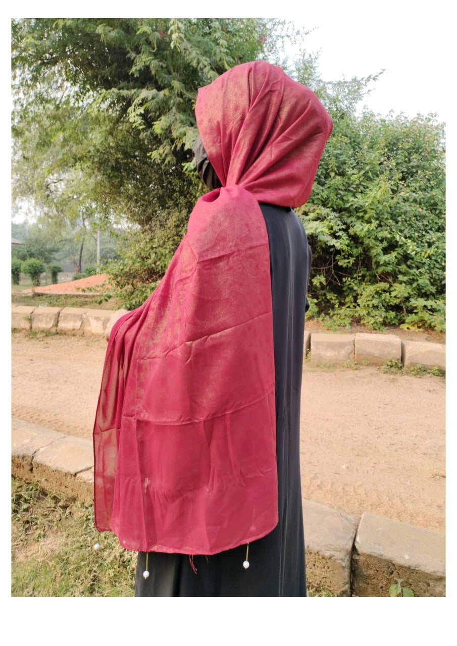 GEORGETTE SHIMMER HIJAB/ SHIMMER HIJAB /HIJAB FOR WOMEN