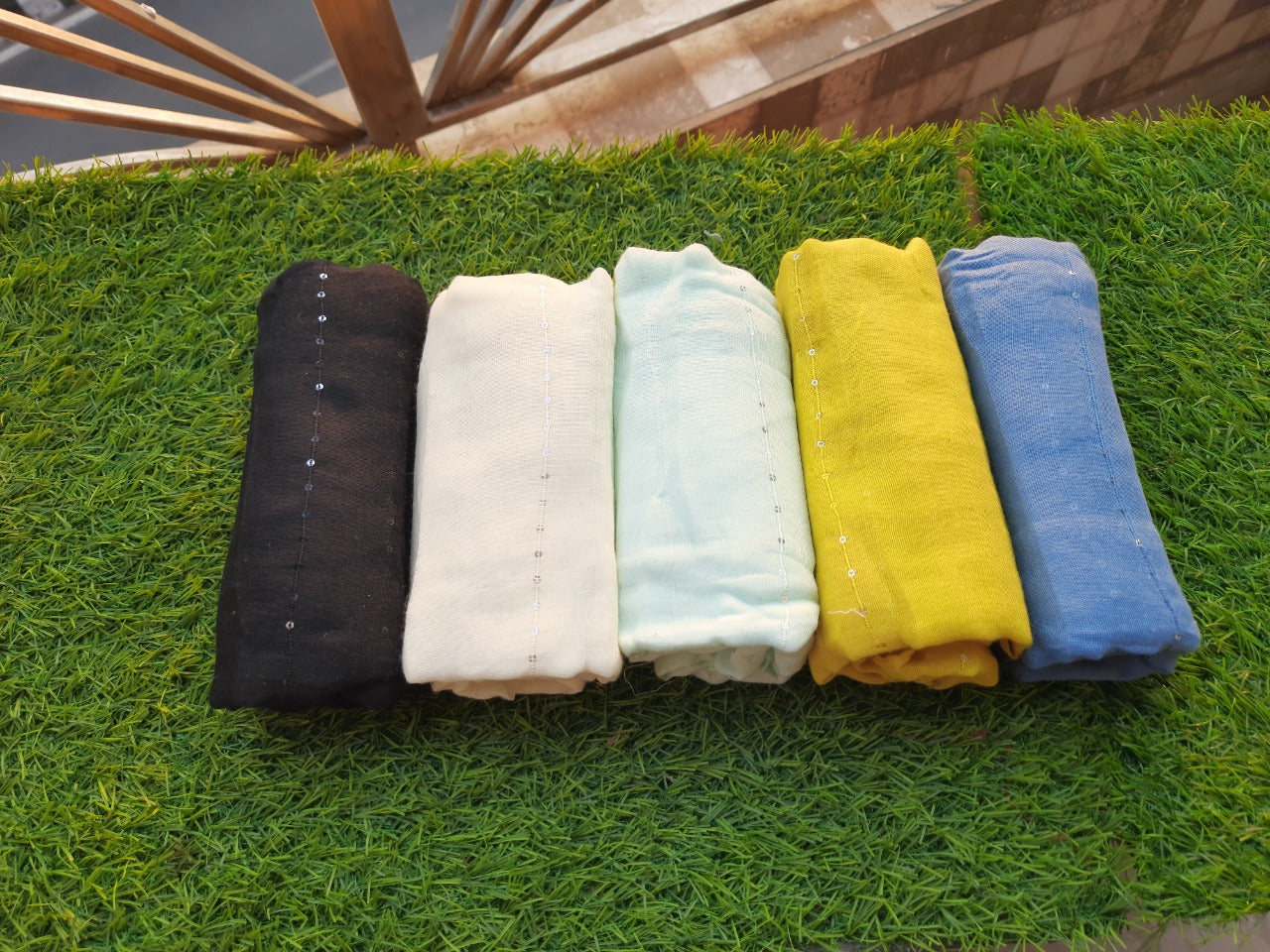 SEQUENCE HIJAB /SEQUENCE COTTON HIJAB PACK OF 5 HIJAB