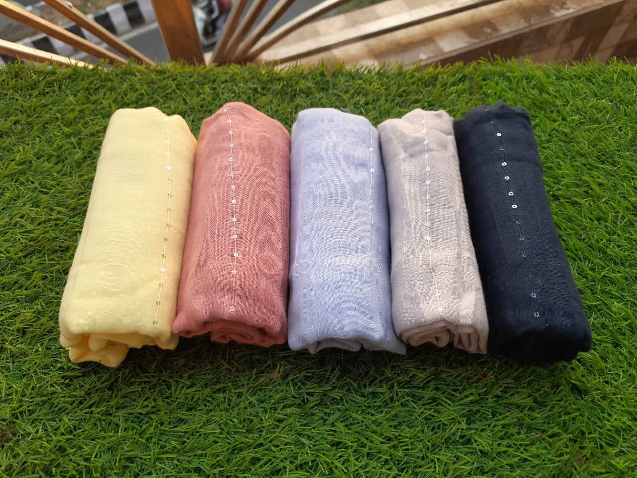 SEQUENCE HIJAB /SEQUENCE COTTON HIJAB PACK OF 5 HIJAB