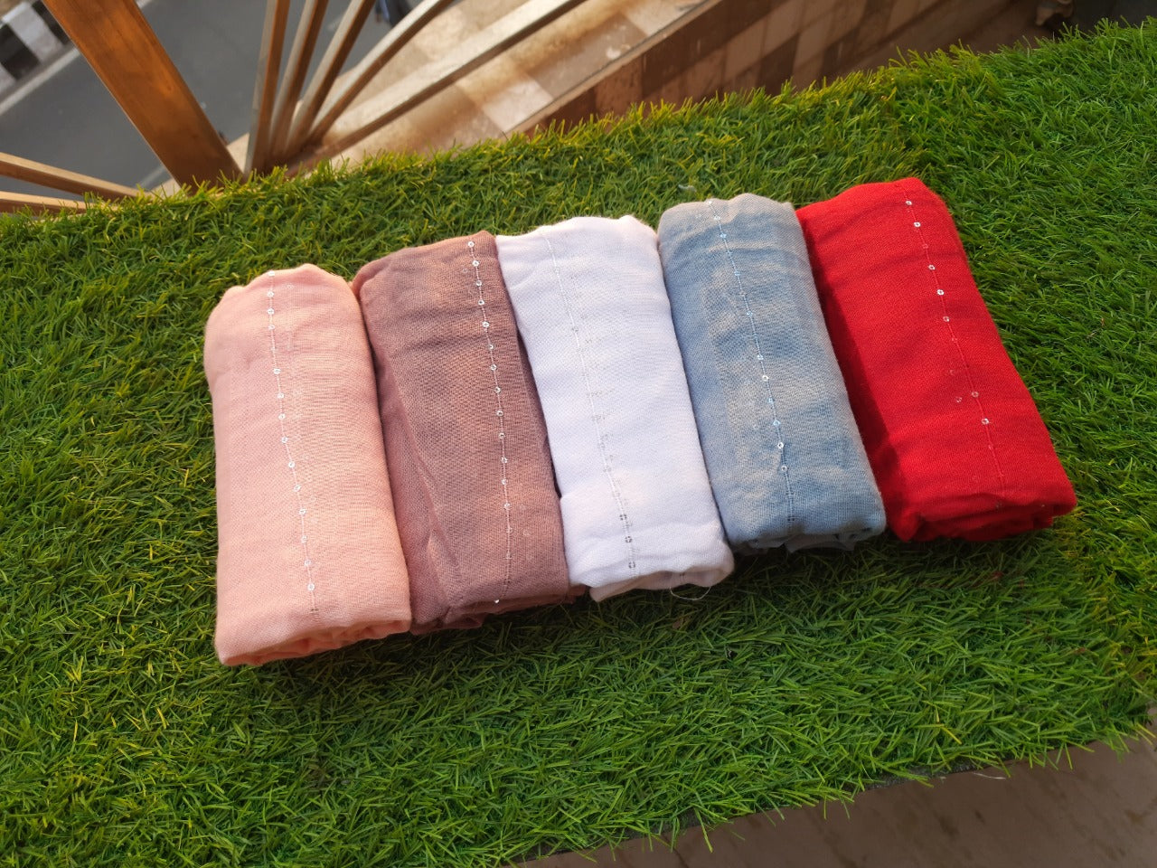 SEQUENCE HIJAB /SEQUENCE COTTON HIJAB PACK OF 5 HIJAB