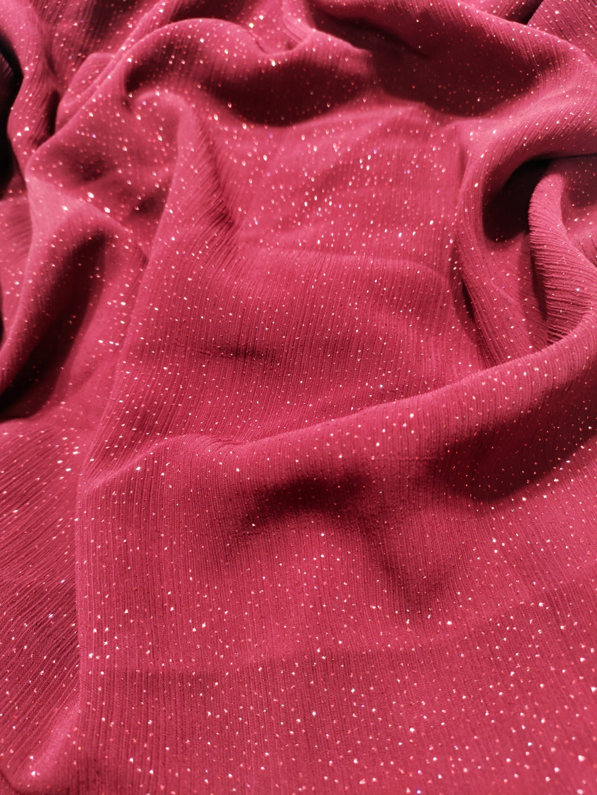 MOMIN BAZAAR SHIMMER GEORGETTE PLEATED HIJAB