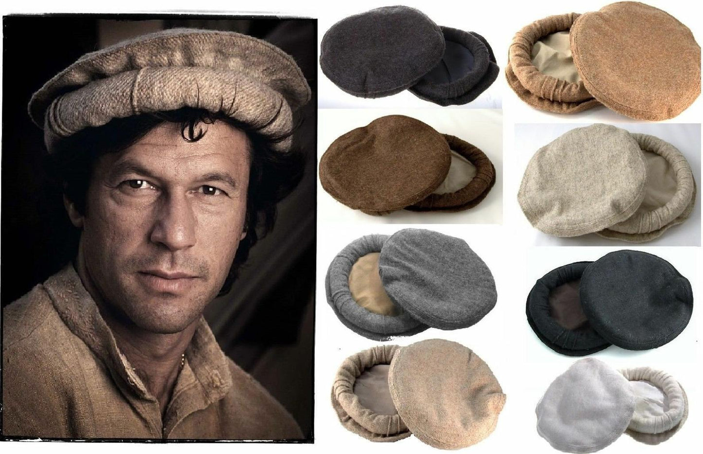 WOOLEN AFGHANI CAP PAKOL CAP CHITRALI HAT