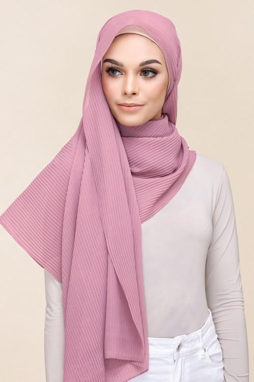 PLEATED HEAVY GEORGETTE HIJAB