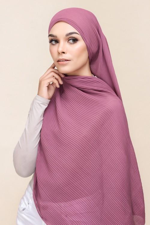 PLEATED HEAVY GEORGETTE HIJAB
