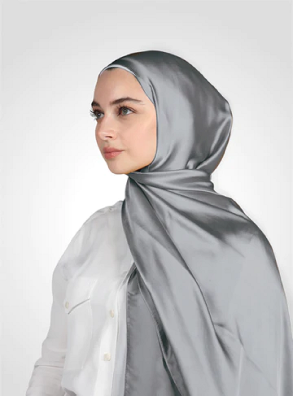 PREMIUM MEDONA SATIN SILK HIJAB FOR WOMEN 70 CM BY 180 CM