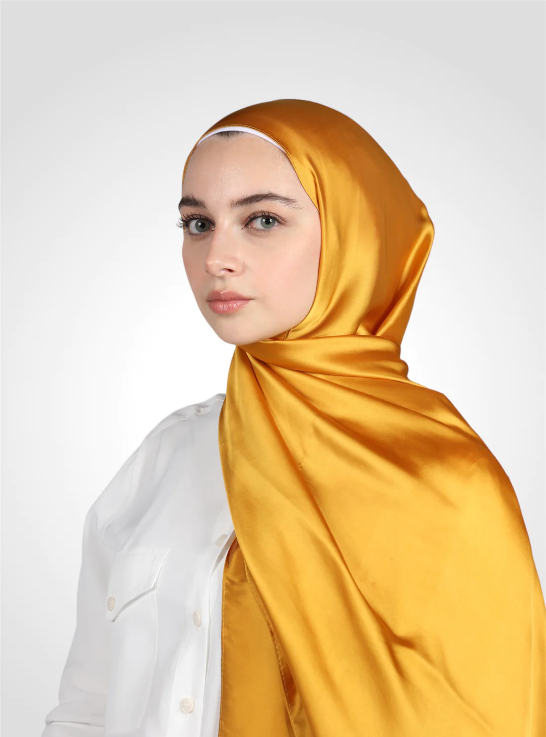 PREMIUM MEDONA SATIN SILK HIJAB FOR WOMEN 70 CM BY 180 CM