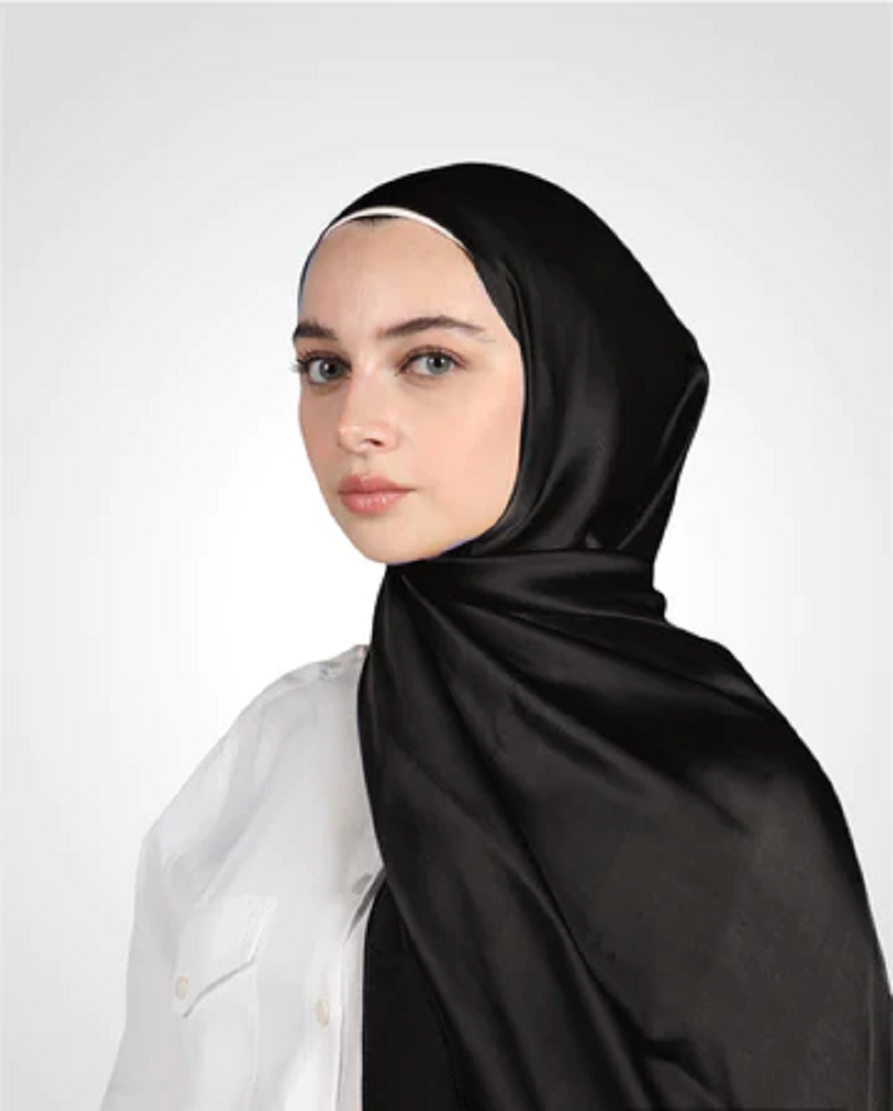 PREMIUM MEDONA SATIN SILK HIJAB FOR WOMEN 70 CM BY 180 CM