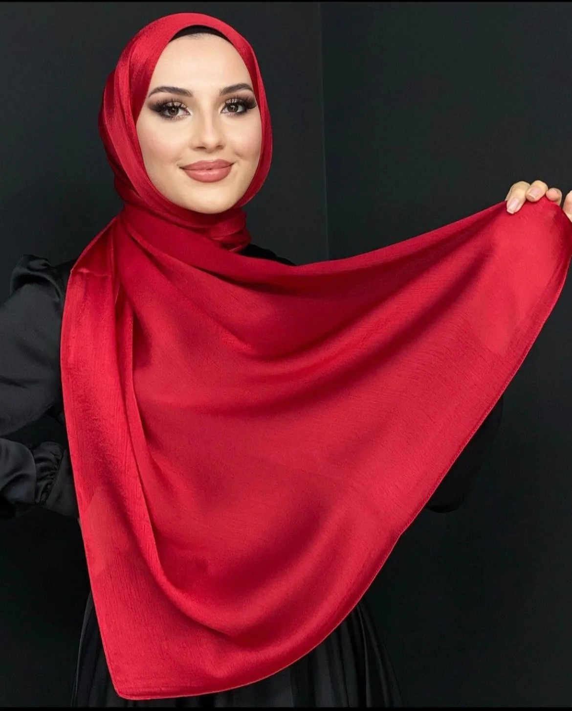 PREMIUM MEDONA SATIN SILK HIJAB FOR WOMEN 70 CM BY 180 CM