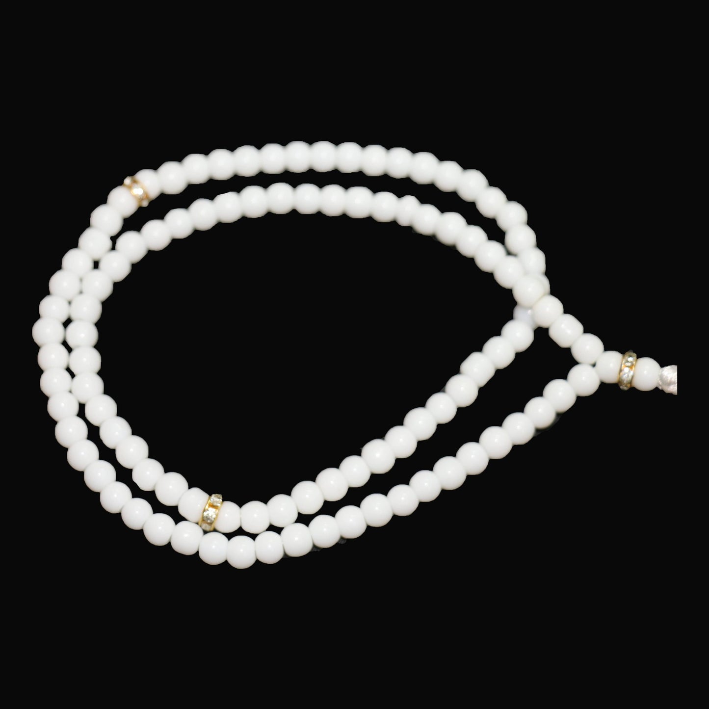 MOMIN BAZAAR BEAUTIFUL WHITE BEADS TASBIH MISBAHA